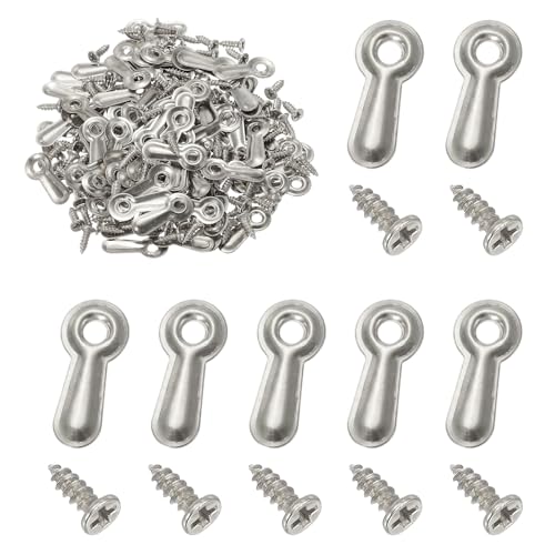 sourcing map 120 Stück Bilderrahmen-Clips, 1,9 cm Fotorahmen, Drehknöpfe, Befestigungselemente, Eck-Clip mit 120 Schrauben zum Aufhängen von Bildern, Basteln, Zeichnungen, Silber sourcing map 120 Stück Bilderrahmen-Clips, 1,9 cm Fotorahmen, Drehknöpfe, Befestigungselemente, Eck-Clip mit 120 Schrauben zum Aufhängen von Bildern, Basteln, Zeichnungen, Silber von sourcing map