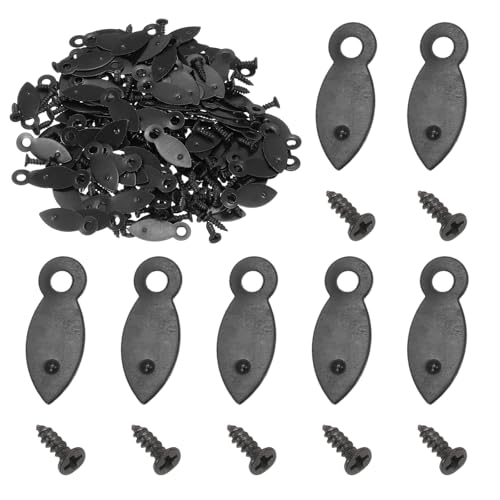 sourcing map 120 Stück Bilderrahmen-Clips, 2,1 cm Fotorahmen, Drehknöpfe, Befestigungselemente, Eck-Clip mit 120 Schrauben zum Aufhängen von Bildern, Basteln, Zeichnungen, Melonensamenform, Schwarz sourcing map 120 Stück Bilderrahmen-Clips, 2,1 cm Fotorahmen, Drehknöpfe, Befestigungselemente, Eck-Clip mit 120 Schrauben zum Aufhängen von Bildern, Basteln, Zeichnungen, Melonensamenform, Schwarz von sourcing map
