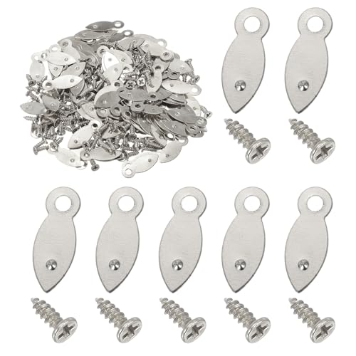 sourcing map 120 Stück Bilderrahmen-Clips, 2,1 cm Fotorahmen, Drehknöpfe, Befestigungselemente, Eck-Clip mit 120 Schrauben zum Aufhängen von Bildern, Basteln, Zeichnungen, Melonensamenform, Silber sourcing map 120 Stück Bilderrahmen-Clips, 2,1 cm Fotorahmen, Drehknöpfe, Befestigungselemente, Eck-Clip mit 120 Schrauben zum Aufhängen von Bildern, Basteln, Zeichnungen, Melonensamenform, Silber von sourcing map
