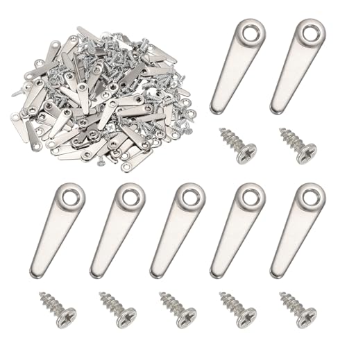 sourcing map 120 Stück Bilderrahmen-Clips, 2,1 cm Fotorahmen, Drehknöpfe, Befestigungselemente, Eck-Clip mit 120 Schrauben zum Aufhängen von Bildern, Basteln, Zeichnungen, Zeigerform, Silber sourcing map 120 Stück Bilderrahmen-Clips, 2,1 cm Fotorahmen, Drehknöpfe, Befestigungselemente, Eck-Clip mit 120 Schrauben zum Aufhängen von Bildern, Basteln, Zeichnungen, Zeigerform, Silber von sourcing map
