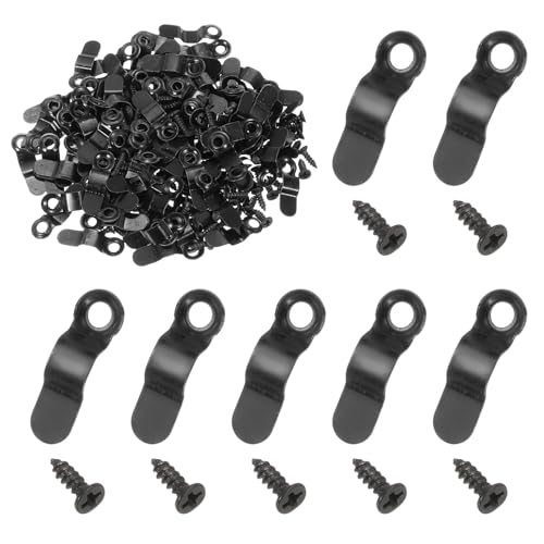 sourcing map 120 Stück Bilderrahmen-Clips, 2,3 cm Fotorahmen-Drehknöpfe, Befestigungselemente, Eck-Clip mit 120 Schrauben zum Aufhängen von Bildern, Zeichnungen, Bogenform, Schwarz sourcing map 120 Stück Bilderrahmen-Clips, 2,3 cm Fotorahmen-Drehknöpfe, Befestigungselemente, Eck-Clip mit 120 Schrauben zum Aufhängen von Bildern, Zeichnungen, Bogenform, Schwarz von sourcing map