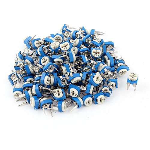 sourcing map 120Pcs UKM-065 10K Ohm 3 Terminals Trimmer Potentiometer regelbar Widerstand de von uxcell