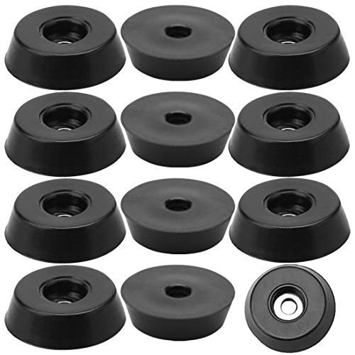 sourcing map 12Stk. Gummifüße Stoßstange für Möbel Stuhl Füße Pad Waschmaschine D18x15xH5mm von sourcing map