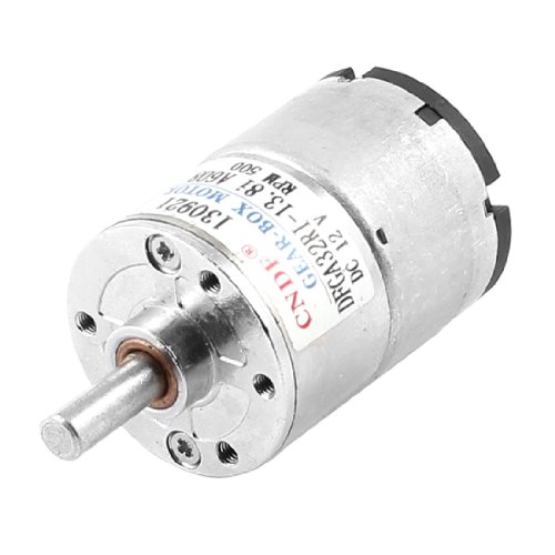 sourcing map 12V DC 500RPM 6mm Wellen Magnet Elektrische Getriebe Motor Ersatz von uxcell