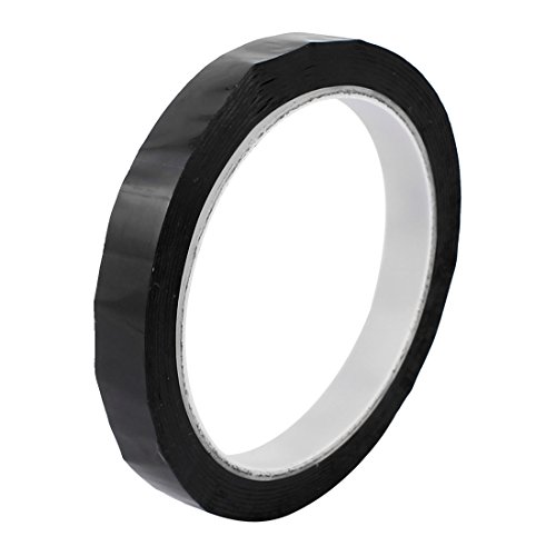 sourcing map 12mm einseitig stark selbstklebend Mara-Klebeband 50M lang Logo Band schwarz DE de von uxcell