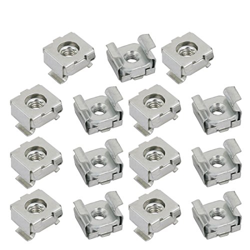sourcing map 15 STK. Käfigmutter M4 Kohlenstoffstahl für Regalschrank Vierkantmutter Silber DE sourcing map 15 STK. Käfigmutter M4 Kohlenstoffstahl für Regalschrank Vierkantmutter Silber DE von uxcell