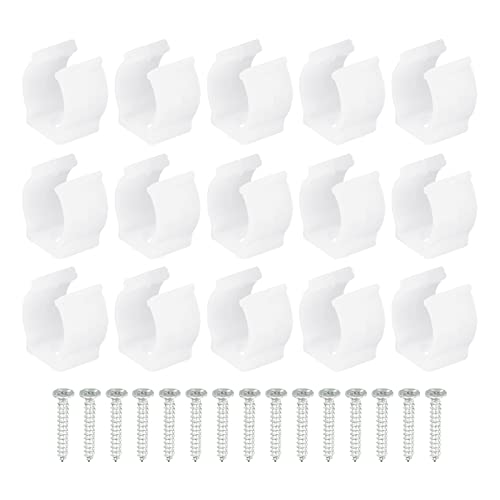 sourcing map 15 Stück T5 U Clips Halter Halterung für LED Glühbirne Montagehalterung Unterstützung Kunststoff Leuchtstoffröhre Halter LSD Schlauch Befestigungsklemmen mit Schrauben Weiß sourcing map 15 Stück T5 U Clips Halter Halterung für LED Glühbirne Montagehalterung Unterstützung Kunststoff Leuchtstoffröhre Halter LSD Schlauch Befestigungsklemmen mit Schrauben Weiß von sourcing map