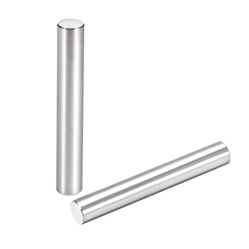 sourcing map 15Pcs 6mm X 40mm Passstift 304 Edelstahl Zylindrischer Regalstützstift Befestigen Elemente Silber von sourcing map