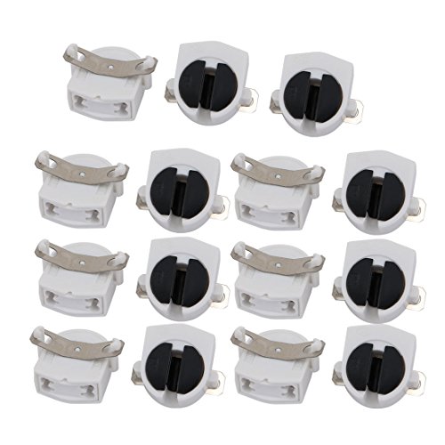 sourcing map 15Stk AC500V 2A G5-F288A T5 Sockel G5 Sockel Leuchtstoff Lampe Halter Weiß sourcing map 15Stk AC500V 2A G5-F288A T5 Sockel G5 Sockel Leuchtstoff Lampe Halter Weiß von sourcing map