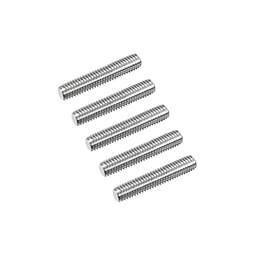sourcing map 15Stk. Vollgewindestange M6 x 30mm 1mm Gewindesteigung Edelstahl 304 Rechtsgewindestangen Stangenbolzen von sourcing map
