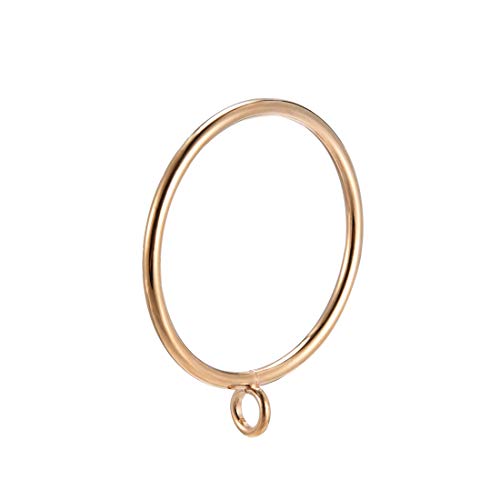 sourcing map 16 Stück Metall Vorhangringe Clip Vorhanghaken 55mm Innendurchmesser Gold DE de von sourcing map