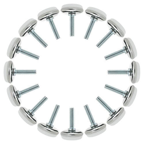 sourcing map 16stk.Stellfüße Nivellierfüße Einstellbar für Schreibtisch Stuhl Maschine Bein M6x25x30mm sourcing map 16stk.Stellfüße Nivellierfüße Einstellbar für Schreibtisch Stuhl Maschine Bein M6x25x30mm von sourcing map