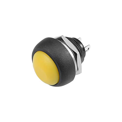 sourcing map 1Stk. 12mm Gelb Momentan Druckschalter Runde Flache Taste SPST 1 NO 1 NC DE de sourcing map 1Stk. 12mm Gelb Momentan Druckschalter Runde Flache Taste SPST 1 NO 1 NC DE de von sourcing map