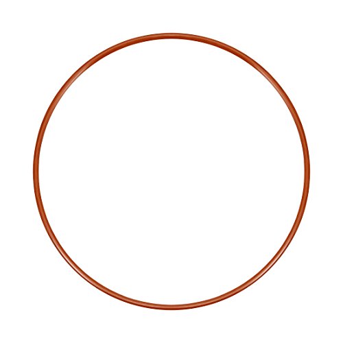 sourcing map 1Stk Silikon O-Ring 90mmx86mmx2mm VMQ Dichtring Dichtungsring Dichtung rot von sourcing map