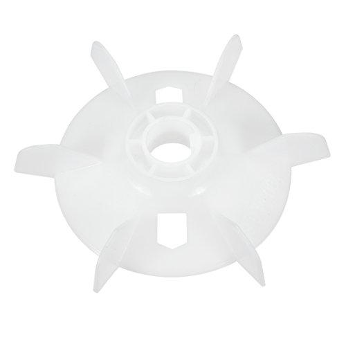 sourcing map 1stk 155 * 24mm Runde Welle Ersatz Kunststoff 6 Laufradmotor Ventilator Schaufel von sourcing map