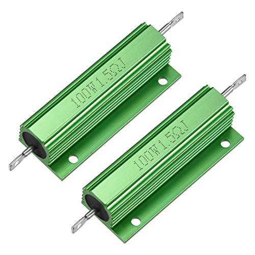 sourcing map 2 ST Aluminiumgehäuse Widerstand 100W 1.5 Ohm Wirewound für LED Ersatz Konverter DE de sourcing map 2 ST Aluminiumgehäuse Widerstand 100W 1.5 Ohm Wirewound für LED Ersatz Konverter DE de von sourcing map