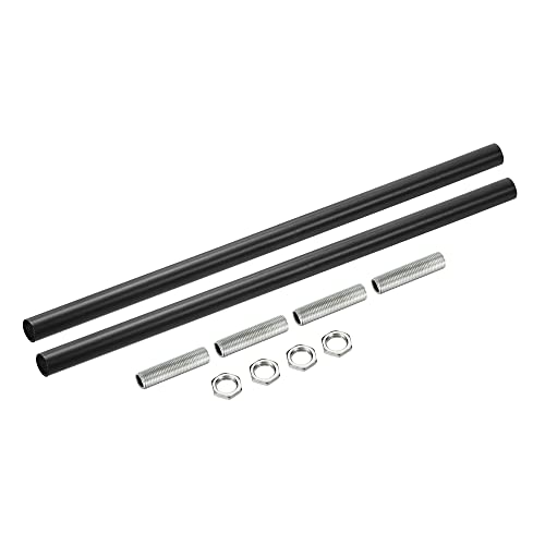 sourcing map 2 Set Verlängerungsstangensatz M10 9,8" Überwurfmutter mit Gewinderohr Schwarz sourcing map 2 Set Verlängerungsstangensatz M10 9,8" Überwurfmutter mit Gewinderohr Schwarz von sourcing map