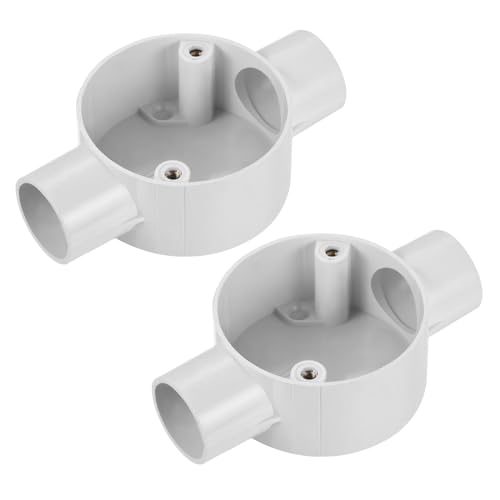 sourcing map 2 Stück Abzweigdose 2 Wege Verteilerdose Anschlussdose Abzweigkasten Draht Aufputz-Feuchtraum Kabelanschlussdose Überwachungskameras für 25mm Elektrokabel Kabeldurchmesser sourcing map 2 Stück Abzweigdose 2 Wege Verteilerdose Anschlussdose Abzweigkasten Draht Aufputz-Feuchtraum Kabelanschlussdose Überwachungskameras für 25mm Elektrokabel Kabeldurchmesser von sourcing map