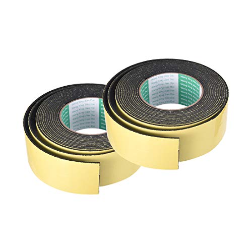 sourcing map 2 Stück Dichtungsschaumband 50mm breit 2mm dick 5m/16,4ft lang selbstklebender Dichtungsstreifen für Fenstertürisolierung sourcing map 2 Stück Dichtungsschaumband 50mm breit 2mm dick 5m/16,4ft lang selbstklebender Dichtungsstreifen für Fenstertürisolierung von sourcing map