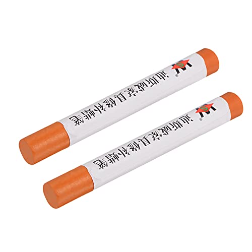 sourcing map 2 Stück Holzwach Füllstift Möbelstifte Holz Reparatur Ausbesserungsstifte für Kratzer Löcher Boden Laminat Tischler, Orange von sourcing map