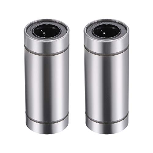 sourcing map 2 Stück Linearkugellager 16mm LM16UU Extra lang LM16LUU, 16mm Bohrung, 28mm Außendurchm. 70mm Länge von sourcing map