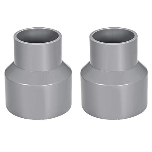 sourcing map 2 Stück PVC Rohr Verbindungsstück Schlauchadapter 75mm x 50mm Grau sourcing map 2 Stück PVC Rohr Verbindungsstück Schlauchadapter 75mm x 50mm Grau von sourcing map