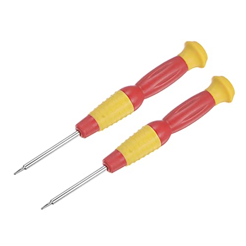 sourcing map 2 Stück Präzision Dreieck Schraubendreher 0.6mm Y-Typ für Uhren Brillen Elektronik Reparatur von sourcing map