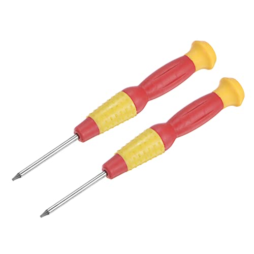 sourcing map 2 Stück Präzision Torx Schraubendreher T5 Stern Kopf für Uhren Brille Elektronik Reparatur von sourcing map