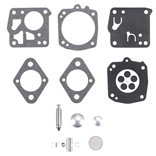 sourcing map 2 Stück Vergaser Umbausatz Dichtungsmembran RK-23HS 17HS für 031 AV Jonsered 625 630 670 61 266 268 272 Motoren Vergaser von sourcing map