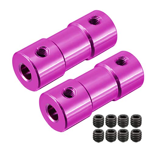 sourcing map 2 Stück Wellenkupplung 3,17 mm x 4 mm Steckeradapter für RC Flugzeug Bootsmotor L25XD10 von sourcing map