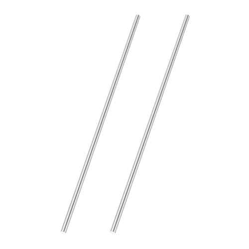 sourcing map 2 Stück runde Stahlstange 4,5 mm Durchmesser HSS Drehstange Stock Werkzeug 200 mm lang für Schaft Getriebe Bohrmaschinen Bohrmaschine Drehen Miniaturachse zylindrischer Stift DIY Handwerk von sourcing map