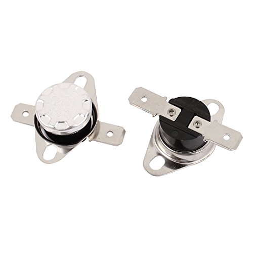 sourcing map 2 Stücke Temperaturschalter KSD301 250V 10A 85 Grad NC Normal Geschlossen Schalter von sourcing map