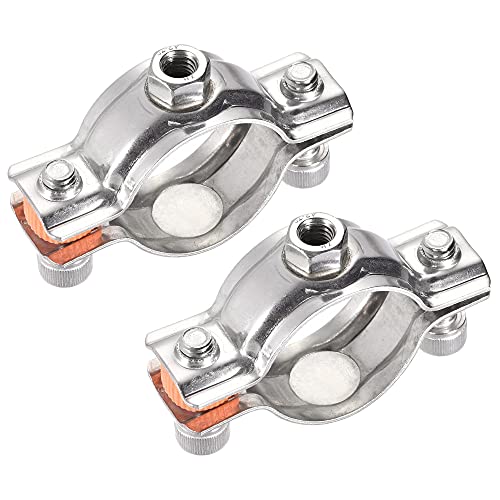 sourcing map 2 Stücke Wand Decke Halterung Rohr Stütze 304 Edelstahl verstellbar Rohrhalter Schelle für 38-40mm Rohr sourcing map 2 Stücke Wand Decke Halterung Rohr Stütze 304 Edelstahl verstellbar Rohrhalter Schelle für 38-40mm Rohr von sourcing map