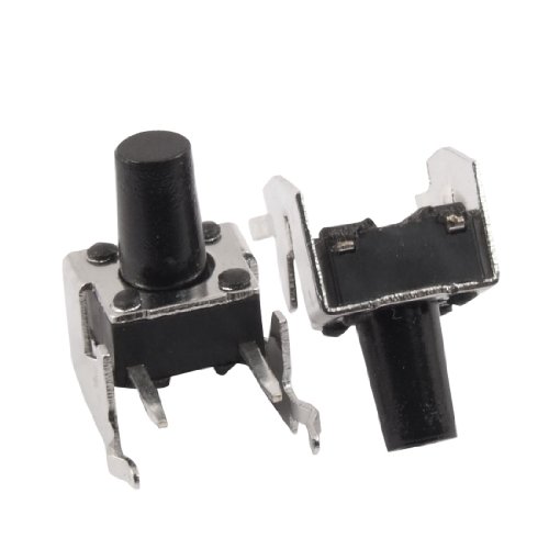 sourcing map 20 Stk momentanen rechtwinklige taktile Tact Taster Schalter 6 x 6 x 9 mm von sourcing map