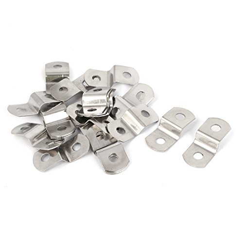 sourcing map 20 Stück 30x13x7mm Metall Z Form Aufhänger Bildaufhänger Zackenaufhänger Z-Winkel Fliegengitter Befestigung von uxcell