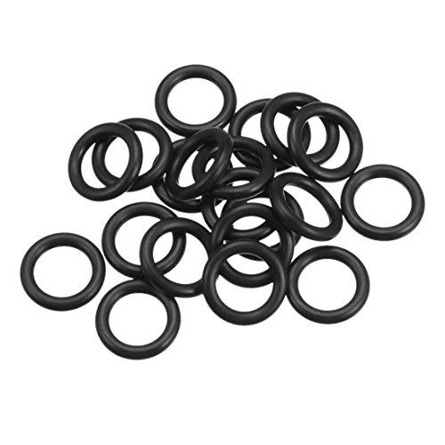 sourcing map 20 Stück Dichtung O-Ringe 18mm AD 11,8mm ID 3,1mm Breite Nitrilkautschuk Metrische Dichtungsringe Gummi Unterlegscheiben für Wasserhahn Schlauch Öl Säure Beständig Schlauch von sourcing map