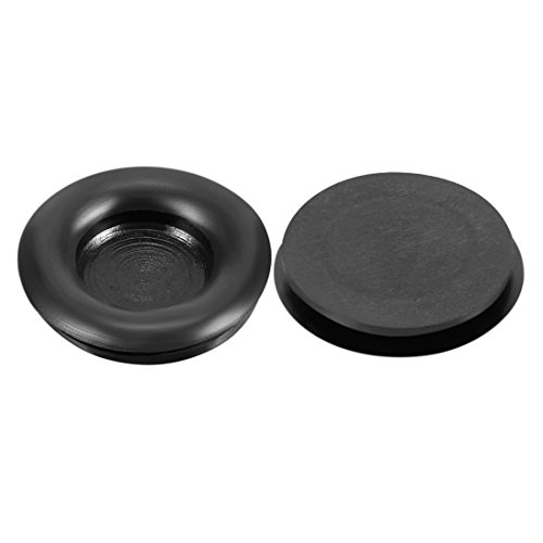 sourcing map 20 Stück Kabeldurchführung Gummi Drahtschutz Ölbeständig Gummistopfen Set Gummitüllen für Kabel Draht Elektroinstallation Kabelkanal Auto Boot 16mm Montagedurchmesser Schwarz von sourcing map