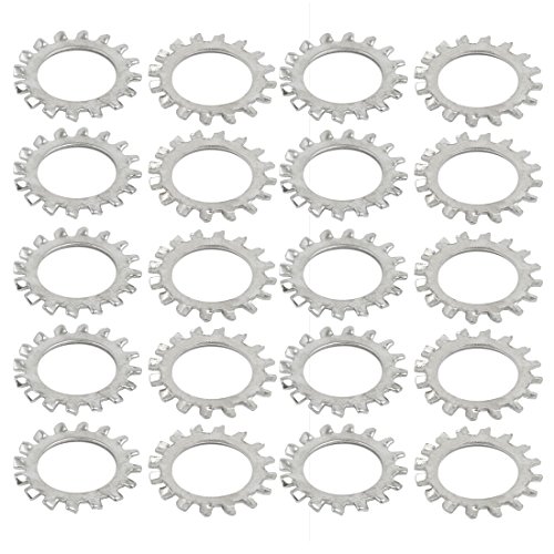 sourcing map 20 Stück Kohlenstoffstahl verzinkt externe Zahnscheibe 18mm innerer Durchmesser de sourcing map 20 Stück Kohlenstoffstahl verzinkt externe Zahnscheibe 18mm innerer Durchmesser de von sourcing map