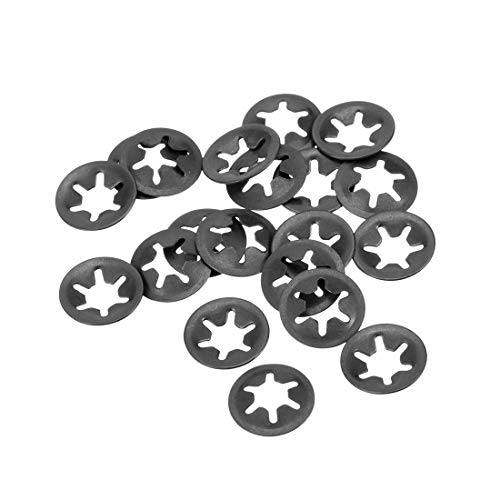 sourcing map 20 Stück M5 Stern Sicherungsscheibe 4.3mm Innendurchm. 12 mm Außendurchm. Innenzahn Sicherungsscheiben Drücken Verriegelung Clip 65Mn Schwarz sourcing map 20 Stück M5 Stern Sicherungsscheibe 4.3mm Innendurchm. 12 mm Außendurchm. Innenzahn Sicherungsscheiben Drücken Verriegelung Clip 65Mn Schwarz von sourcing map