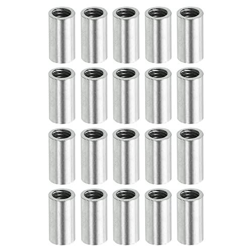 sourcing map 20 Stück Runde Kupplung Mutter M4x0.7mm Innengewinde 10mm Gewinde Rund Hülse Verbinder Stange Bolzen Rohrmutter Hardware Befestigung Silber sourcing map 20 Stück Runde Kupplung Mutter M4x0.7mm Innengewinde 10mm Gewinde Rund Hülse Verbinder Stange Bolzen Rohrmutter Hardware Befestigung Silber von sourcing map