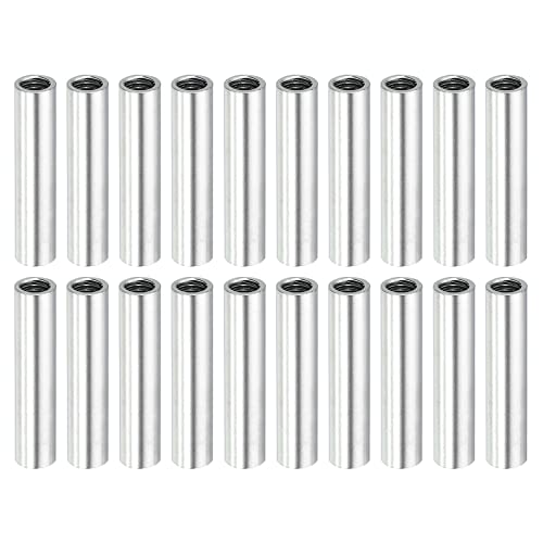 sourcing map 20 Stück Runde Kupplung Mutter M4x0.7mm Innengewinde 25mm Gewinde Rund Hülse Verbinder Stange Bolzen Rohrmutter Hardware Befestigung Silber sourcing map 20 Stück Runde Kupplung Mutter M4x0.7mm Innengewinde 25mm Gewinde Rund Hülse Verbinder Stange Bolzen Rohrmutter Hardware Befestigung Silber von sourcing map