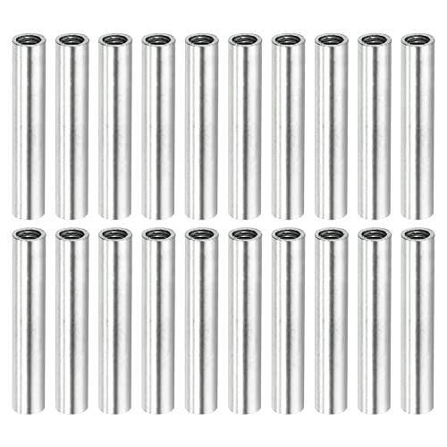 sourcing map 20 Stück Runde Kupplung Mutter M4x0.7mm Innengewinde 30mm Gewinde Rund Hülse Verbinder Stange Bolzen Rohrmutter Hardware Befestigung Silber sourcing map 20 Stück Runde Kupplung Mutter M4x0.7mm Innengewinde 30mm Gewinde Rund Hülse Verbinder Stange Bolzen Rohrmutter Hardware Befestigung Silber von sourcing map