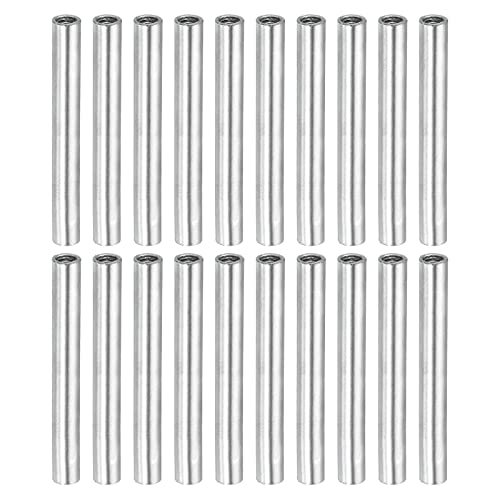 sourcing map 20 Stück Runde Kupplung Mutter M4x0.7mm Innengewinde 45mm Gewinde Rund Hülse Verbinder Stange Bolzen Rohrmutter Hardware Befestigung Silber sourcing map 20 Stück Runde Kupplung Mutter M4x0.7mm Innengewinde 45mm Gewinde Rund Hülse Verbinder Stange Bolzen Rohrmutter Hardware Befestigung Silber von sourcing map
