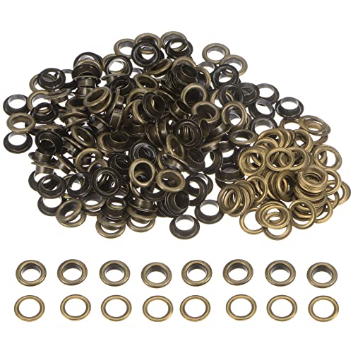 sourcing map 200 Satz 10mm Loch Tüllen Ösen Set Runde Metallösen mit Unterlegscheiben für Scrapbooking Schuhe Kleidung Leder Canvas Tasche DIY Planen (Bronze) sourcing map 200 Satz 10mm Loch Tüllen Ösen Set Runde Metallösen mit Unterlegscheiben für Scrapbooking Schuhe Kleidung Leder Canvas Tasche DIY Planen (Bronze) von sourcing map