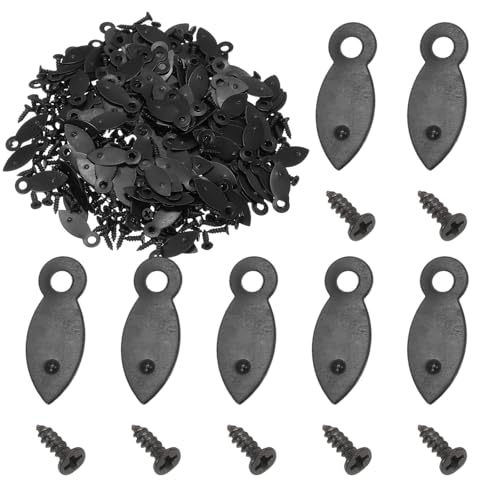 sourcing map 200 Stück Bilderrahmen-Clips, 2,1 cm Fotorahmen-Drehknöpfe, Befestigungselemente, Eck-Clip mit 200 Schrauben zum Aufhängen von Bildern, Basteln, Zeichnungen, Melonensamenform, Schwarz sourcing map 200 Stück Bilderrahmen-Clips, 2,1 cm Fotorahmen-Drehknöpfe, Befestigungselemente, Eck-Clip mit 200 Schrauben zum Aufhängen von Bildern, Basteln, Zeichnungen, Melonensamenform, Schwarz von sourcing map