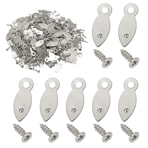 sourcing map 200 Stück Bilderrahmen-Clips, 2,1 cm Fotorahmen-Drehknöpfe, Befestigungselemente, Eck-Clip mit 200 Schrauben zum Aufhängen von Bildern, Basteln, Zeichnungen, Melonensamenform, Silber sourcing map 200 Stück Bilderrahmen-Clips, 2,1 cm Fotorahmen-Drehknöpfe, Befestigungselemente, Eck-Clip mit 200 Schrauben zum Aufhängen von Bildern, Basteln, Zeichnungen, Melonensamenform, Silber von sourcing map