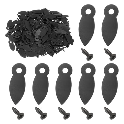 sourcing map 200 Stück Bilderrahmen-Clips, 2,5 cm Fotorahmen-Drehknöpfe, Befestigungselemente, Eck-Clip mit 200 Schrauben zum Aufhängen von Bildern, Basteln, Zeichnungen, Melonensamenform, Schwarz sourcing map 200 Stück Bilderrahmen-Clips, 2,5 cm Fotorahmen-Drehknöpfe, Befestigungselemente, Eck-Clip mit 200 Schrauben zum Aufhängen von Bildern, Basteln, Zeichnungen, Melonensamenform, Schwarz von sourcing map