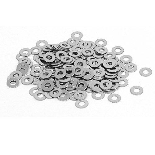 sourcing map 200Stk M2 Flatte Unterlegscheibe Abstandhalter Fastener DIN125 200PCS DE de von uxcell