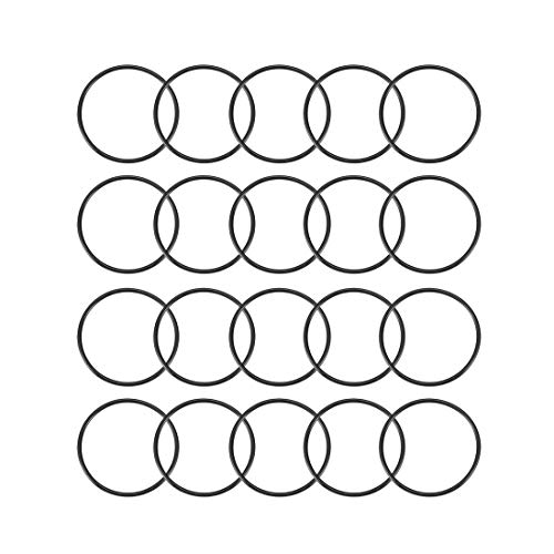 sourcing map 20St Metrische Nitrilkautschuk O-Ringe Dichtung 43mm AD 39mm ID 2mm Breite von uxcell