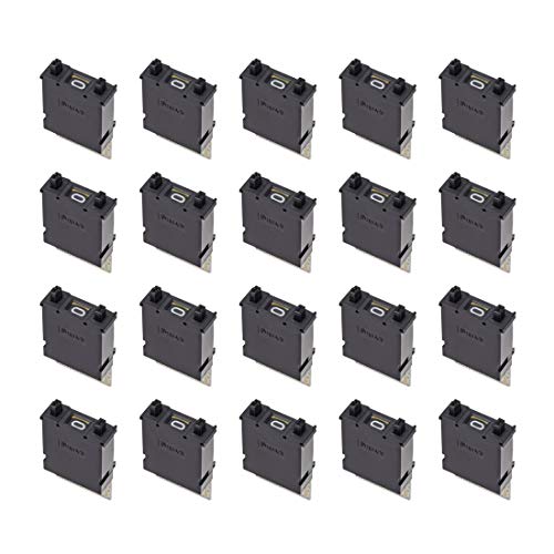 sourcing map 20Stk DIP-Schalter BCD-Code Daumenradschalter KM1 0-9 Digital Schwarz von sourcing map